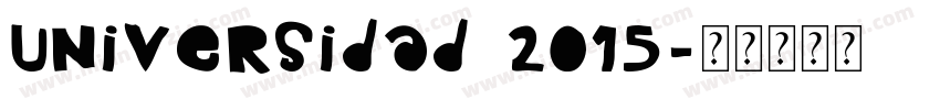 Universidad 2015字体转换
